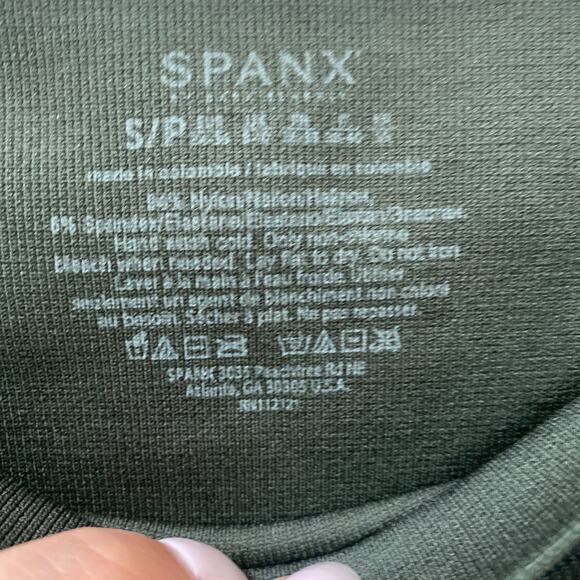 Spanx 'Look At Me Now' High Waisted Seamless Legging Camo Green Size Small - Picture 4 of 7